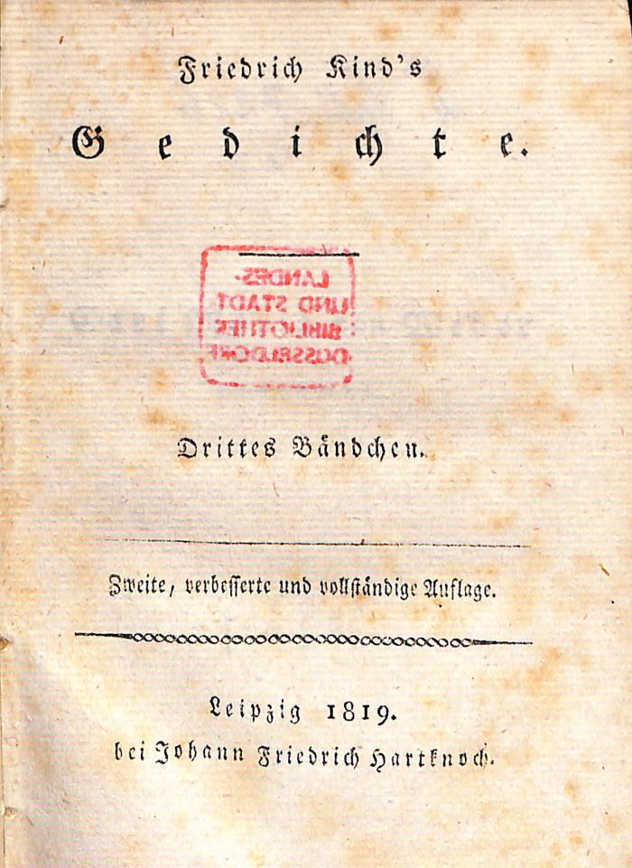 DLIT7226:3/4 : Gedichte ([1819])