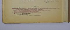 - (Hermeking, Walter), Von Hand: Notiz; 'Berichtigt am 29. Oktober 1930. Walter Hermeking.'. 