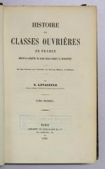 Ig 81-1a;Ig 81-2a ; ;: Histoire des classes ouvrières en France depuis la conquête de Jules César jusqu' à la Révolution. (1859)