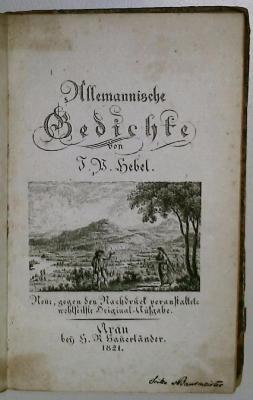 DLIT7322 : Allemannische Gedichte (1821)