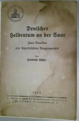 DLIT7327 : Deutsches Heldentum an der Saar (1933)