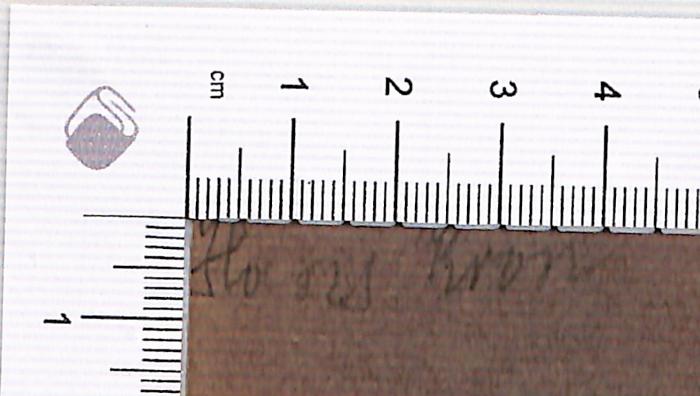 - (Kron, Hans), Von Hand: Autogramm; 'Hans Kron'. 