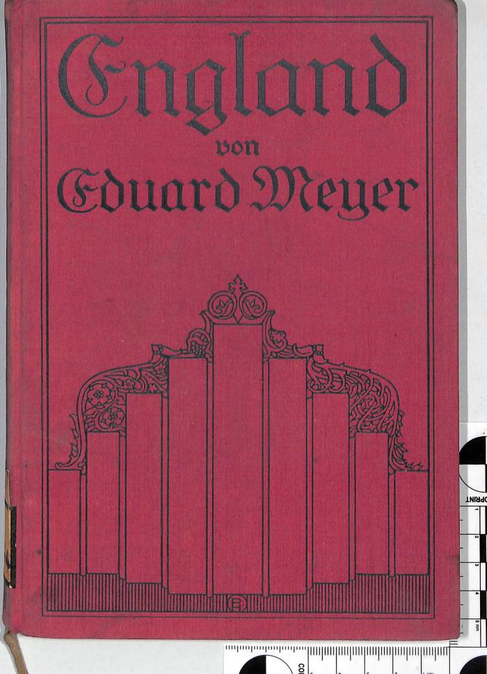 F 3574 : England. Seine staatliche und politische Entwicklung und der Krieg gegen Deutschland. (1915)