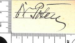 - (Poten[?], [?]), Von Hand: Autogramm; 'Dr. Poten[?]'. 