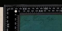 - (Eugen Ludwig Rapp), Von Hand: Name; ' Herrn Ludwig Rapp'. 