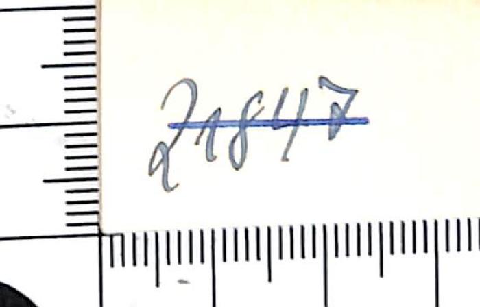 - (NSDAP-Gauarchiv Südhannover-Braunschweig), Von Hand: Nummer; '21874'. 