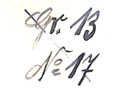 - (Kriminalpolizei Berlin), Von Hand: Signatur; 'Gr. 13 / No. 17'. 
