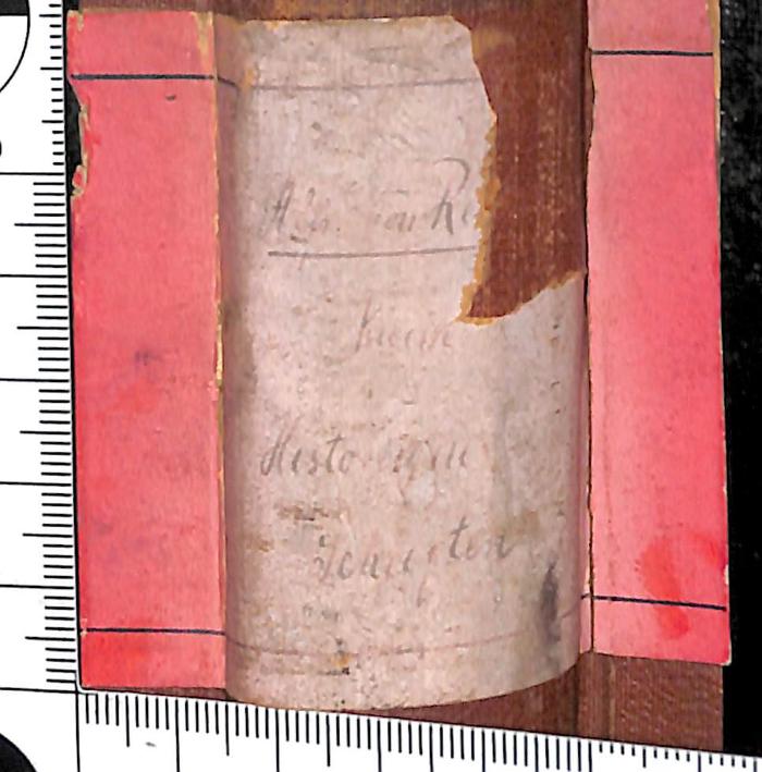 - (Nordmeyer'sche Leihbibliothek (Hannover)), Von Hand: ; 'Alfr. von Reumont / Kleine / historische / Schriften'. 
