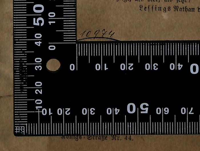 - (Jüdische Gemeinde zu Berlin), Von Hand: Signatur; '10974'. 