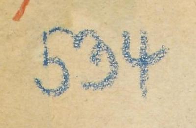 - (Reichstauschstelle), Von Hand: Nummer; '534'. 