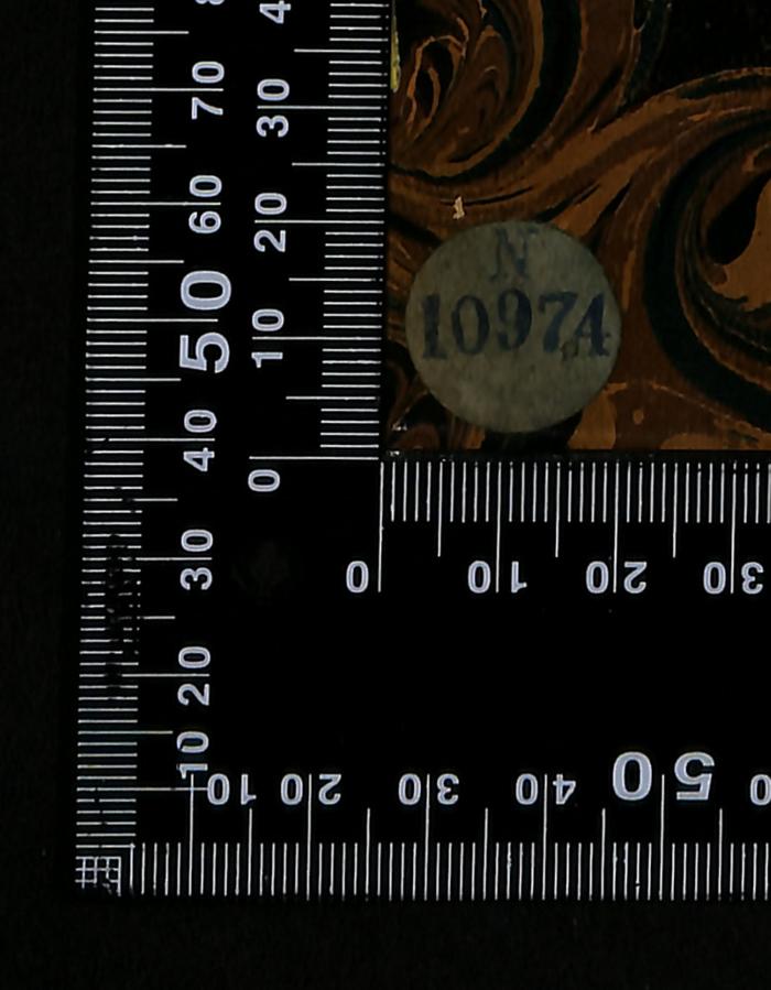 - (Jüdische Gemeinde zu Berlin), Etikett: Signatur; 'N
10974'. 