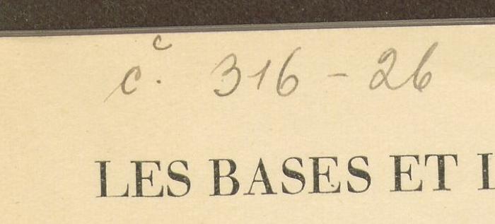 - (Konsulát Republiky Československé Lisabon), Von Hand: Inventar-/ Zugangsnummer; 'č. 316-26'. 