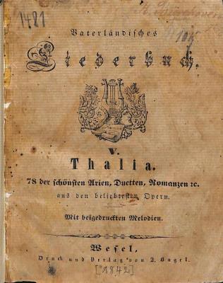 DLIT7603:5 : Vaterländisches Liederbuch ([1842])