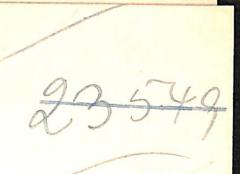 - (NSDAP-Gauarchiv Südhannover-Braunschweig), Von Hand: Nummer; '23549'. 