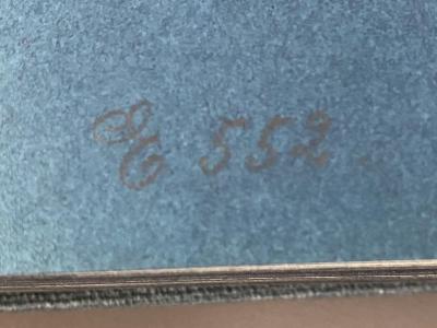 - (Verband der Bergbauindustriearbeiter Deutschlands), Von Hand: Signatur; 'E 552'. 