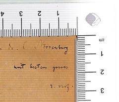 - (Nörrenberg, Constantin;Meier, John), Von Hand: Widmung; 'Herrn C. Nörrenberg mit bestem Gruss d. Verf'. 