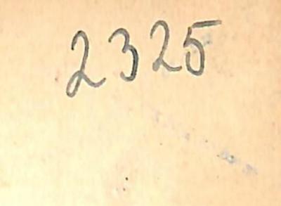 - (NSDAP-Gauarchiv Südhannover-Braunschweig), Von Hand: Nummer; '2325'. 