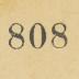 -, Stempel: Nummer; '808'