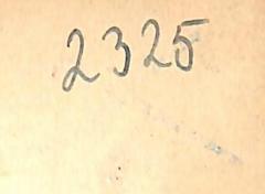- (NSDAP-Gauarchiv Südhannover-Braunschweig), Von Hand: Nummer; '2325'. 