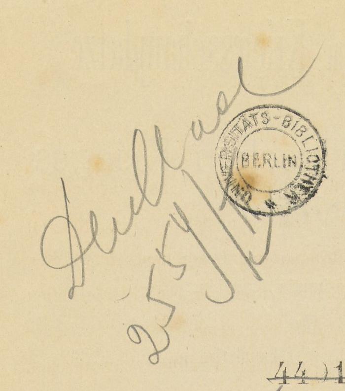 -, Von Hand: Notiz; '[unleserlich]'