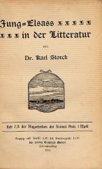 DLIT7638:7/8 : Jung-Elsass in der Litteratur (1901)