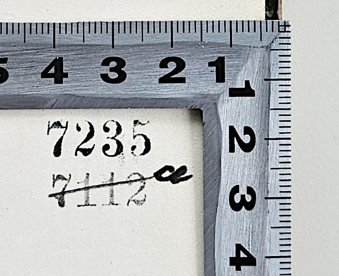 ausgesondert : Kleinsiedlungen aus Friderizianischer Zeit  (1918);-, Stempel: Nummer; '7235';-, Stempel: Nummer; '7112 a'