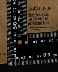 - (Jüdische Gemeinde zu Berlin), Von Hand: Signatur; '14132'. 