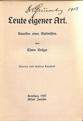 DLIT7698 : Leute eigener Art (1907)