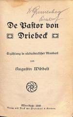 DLIT7692 : &lt;&gt; Pastor von Driebeck (1908)