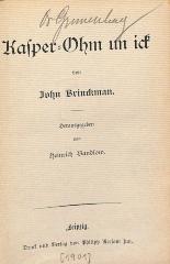 DLIT7671 : Kasper-Ohm un ick ([1901])