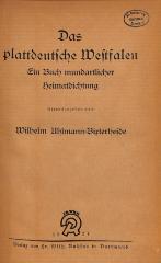 DLIT7679 : &lt;&gt; plattdeutsche Westfalen (1921)