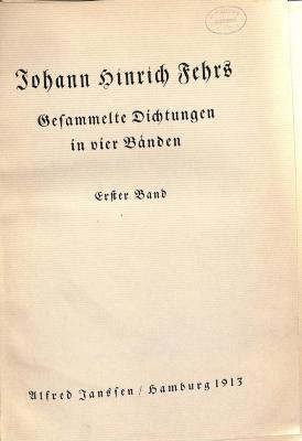 DLIT7672:1 : Gesammelte Dichtungen in vier Bänden (1913)