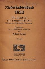 DLIT7675 : Niedersachsenbuch (1913-1927)
