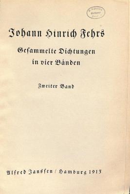 DLIT7672:2 : Gesammelte Dichtungen in vier Bänden (1913)