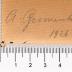 - (Grunenberg, Andreas Dr.), Von Hand: Autogramm; 'A. Grunenberg'.  (Prototyp)