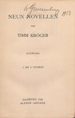 DLIT7700 : Neun Novellen (1906)