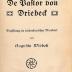 DLIT7692 : &lt;&gt; Pastor von Driebeck (1908)