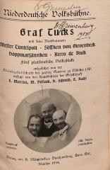 DLIT7681:1/5 : Graf Tucks und seine Nachkommen: Mester Tüntelpott, Söffken van Gievenbeck, Hoppmarjännken, Kirro de Buck (1904)