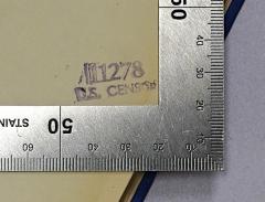 - (YMCA), Stempel: Zensurstempel, Nummer; '11278
U.S. censor'. 