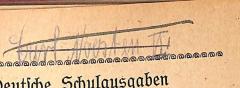 - (Noesten, Carl), Von Hand: Name; 'Carl Noesten II! [?]'. 