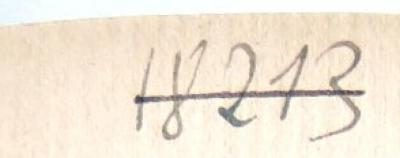 - (NSDAP-Gauarchiv Südhannover-Braunschweig), Von Hand: Nummer; '18213'. 