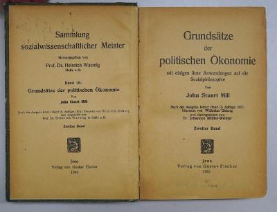 B 145-2 : Grundsätze der politischen Ökonomie (1921)