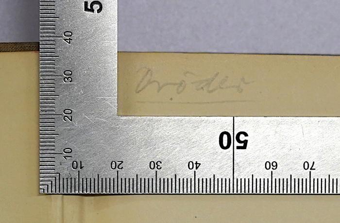 B 91 : America Set Free (1929);-, Von Hand: Name, Autogramm; 'Dröder'