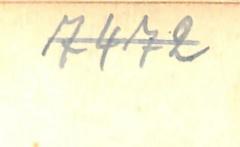 - (NSDAP-Gauarchiv Südhannover-Braunschweig), Von Hand: Nummer; '7472'. 