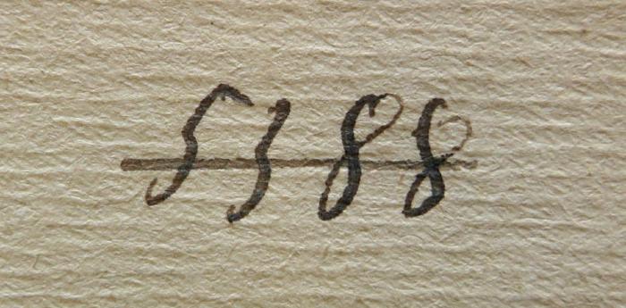 - (NSDAP-Gauarchiv Südhannover-Braunschweig), Von Hand: Signatur; '5388'. 