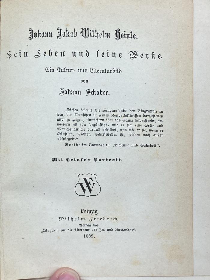 DLIT7711 : Johann Jakob Wilhelm Heinse (1882)