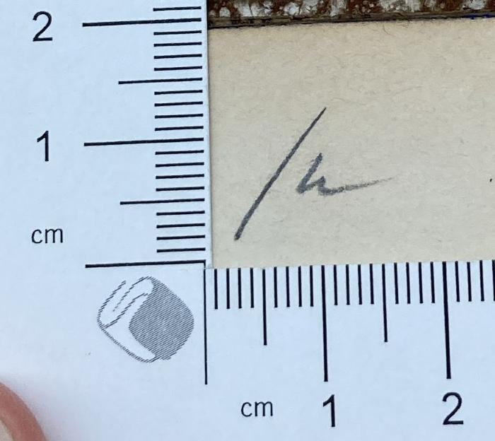 -, Von Hand: Notiz; '/n'