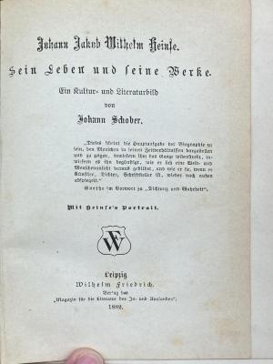 DLIT7711 : Johann Jakob Wilhelm Heinse (1882)