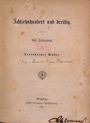 DLIT7701 : Achtzehnhundert und dreißig (1869)