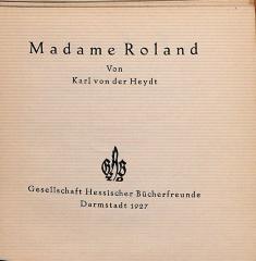 DLIT7923 : Madame Roland (1927)
